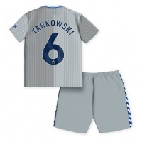 Everton James Tarkowski #6 Tredjedraktsett Barn 2023-24 Kortermet (+ Korte bukser)